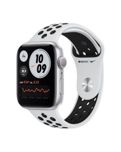 Nike Series 6 Silver Aluminum Case with Pure Platinum/Black Nike Sport Band