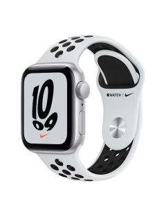 Watch SE Silver Aluminuim Case with Pure Platinum/Black Nike Sport Band