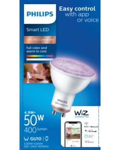 Philips Wiz Smart LED 4.9W GU10 RGB