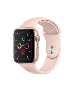 Watch Series 5 (GPS) Gold Aluminum Case with Pink Sand Sport Band