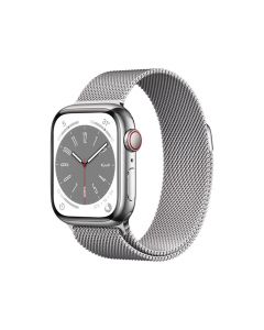 Watch Series 8 Stainless Steel Case with Milanese Loop