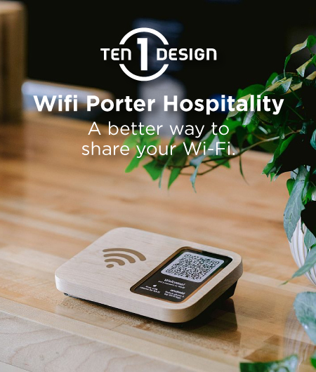 Dotlife : TEN 1 DESIGN Wifi Porter Hospitality